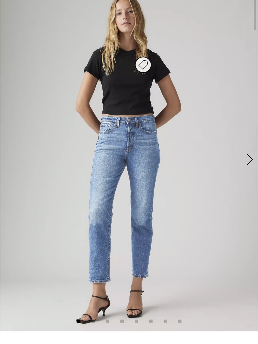 NWT Levi’s Wedgie Straight Leg High Rise Ankle Jeans. Size 18W